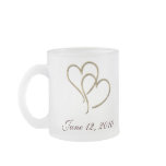 Hearts of gold coffee mug