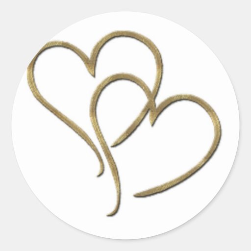 Hearts of gold stickers