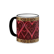 Hearts of Hearts Coffee Mugs