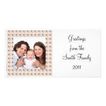 Hearts/Photo Personalized Photo Card