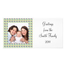 Hearts/Photo Photo Card Template
