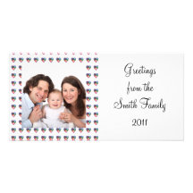 Hearts/Photo Picture Card