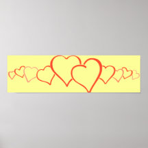 Hearts Print