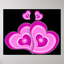 Hearts Print