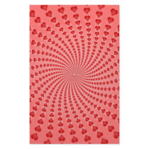 Hearts Spiral: Vector Artwork: Custom Stationery