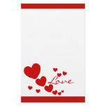 Hearts stationery
