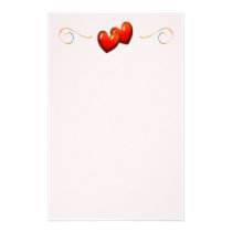 Hearts stationery
