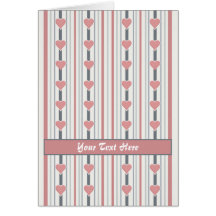 Hearts & Stripes card, customize