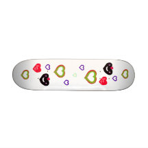 Hearts That Roll Skate Board