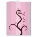 Hearts Tree Card