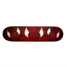 Hearts With Wings Skateboard
