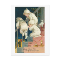 Hearty Christmas Wishes Kid's Peeking Card