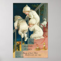 Hearty Christmas Wishes Kid's Peeking Card