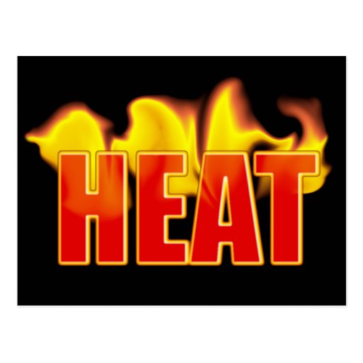 heat-logo-with-burning-flames-postcard-zazzle