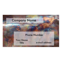 Heated Copper Business Card Templates