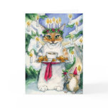 Heather as Santa Lucia Christmas card