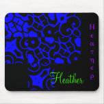 Heather Designer Name Mousepad