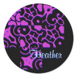 Heather Designer Name Sticker