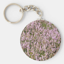Heather Flowers Beautiful View Key Chains
