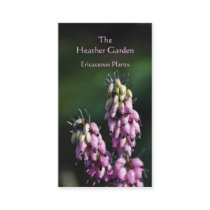 Heather Horticultural business card