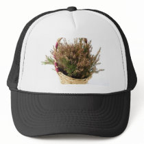 Heather In Basket Trucker Hats