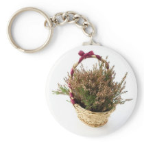 Heather In Basket Key Chains