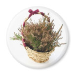 Heather In Basket Fridge Magnet
