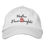 Heather Name With English Meaning White Baseball Cap