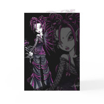 "Heather"  Pink Valentine's Day Flower Fairy Card
