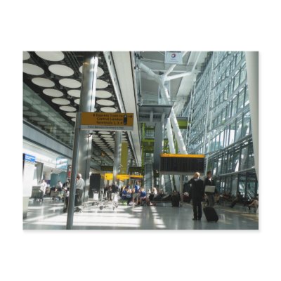 Heathrow Post Card by ribizlifozelek