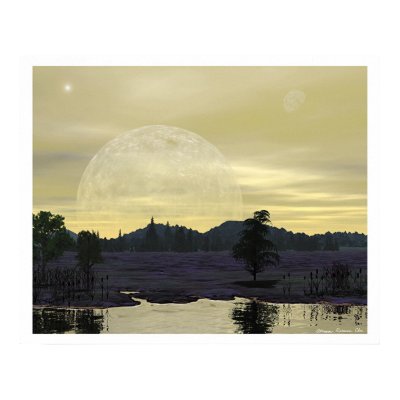 Heaven and Earth 1 Print by New_World_Creations