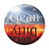 Heaven and Hell Clean Dirty Dishwasher Magnet magnets