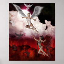 heaven and hell posters