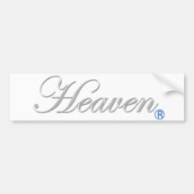 Heaven Bumper Stickers
