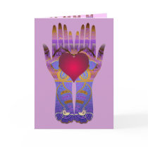 Heaven Hands Blank Card