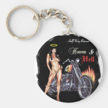 heaven & hell keychains