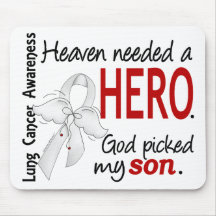 Heaven Needed A Hero Son Lung Cancer Mouse Pads