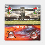 Heaven Or Hell Clean or Dirty Dishwasher Magnet 2