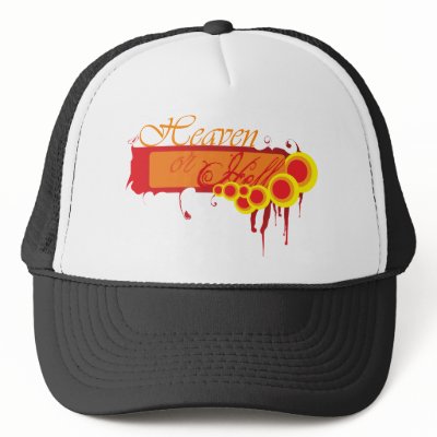 Heaven or Hell? Trucker Hats by BengLim