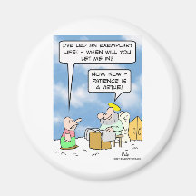 heaven saint peter patience virtue refrigerator magnet