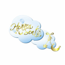 Heaven Sent Baby Ornament Acrylic Cut Out