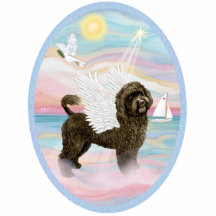 Heavengly Sea - Portuguese Water Dog (brown) Photo Cut Outs