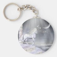 Heavenly Angel Unicorn Scene Key Chain
