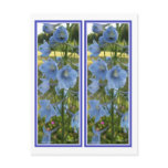 HEAVENLY BLUE BOOKMARKS POSTCARD