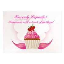 Heavenly Cupcakes business cards