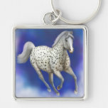Heavenly Leopard Appaloosa Horse Keychain