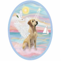 Heavenly Sea - Yellow Labrador Acrylic Cut Out