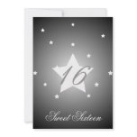 Heavenly Star Sweet Sixteen-Customize invitations