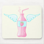 Heavenly Strawberry Soda Mouse Pad