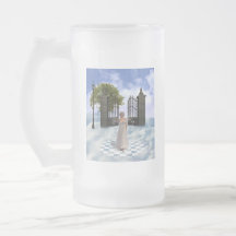 Heavens Angel Frosted Beer Mug